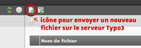 TYPO3 version 4.5 - Envoyer un fichier (= déposer un fichier sur Typo3)
